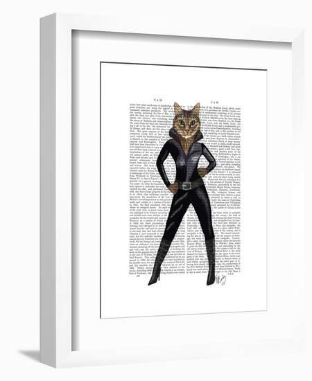 Catwoman-Fab Funky-Framed Art Print