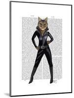 Catwoman-Fab Funky-Mounted Art Print
