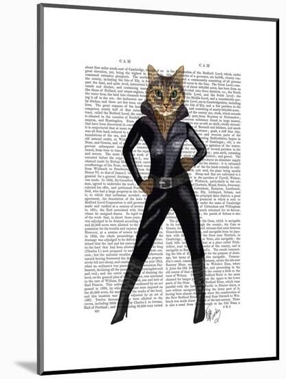 Catwoman-Fab Funky-Mounted Art Print