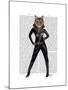 Catwoman-Fab Funky-Mounted Art Print