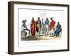 Caucasian Race, Hindus, 1800-1900-A Portier-Framed Giclee Print