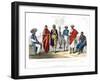 Caucasian Race, Hindus, 1800-1900-A Portier-Framed Giclee Print