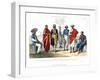 Caucasian Race, Hindus, 1800-1900-A Portier-Framed Giclee Print