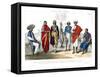 Caucasian Race, Hindus, 1800-1900-A Portier-Framed Stretched Canvas