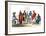 Caucasian Race, Hindus, 1800-1900-A Portier-Framed Giclee Print