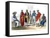 Caucasian Race, Hindus, 1800-1900-A Portier-Framed Stretched Canvas