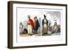 Caucasian Race, Kurds and Persians, 1873-A Portier-Framed Giclee Print