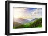 Caucasus Mountains in Georgia. Beautiful Landscape in Kazbeki Region in Georgia-goinyk-Framed Photographic Print