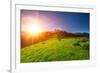 Caucasus Mountains in Georgia. Beautiful Landscape in Kazbeki Region in Georgia-goinyk-Framed Photographic Print