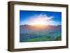 Caucasus Mountains in Georgia. Beautiful Landscape in Kazbeki Region in Georgia-goinyk-Framed Photographic Print