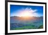 Caucasus Mountains in Georgia. Beautiful Landscape in Kazbeki Region in Georgia-goinyk-Framed Photographic Print