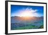 Caucasus Mountains in Georgia. Beautiful Landscape in Kazbeki Region in Georgia-goinyk-Framed Photographic Print