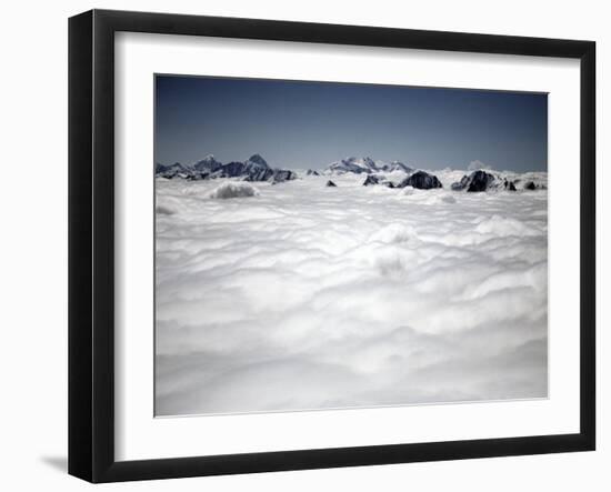 Caucaus Mountains from Elbrus, Russia-Michael Brown-Framed Premium Photographic Print