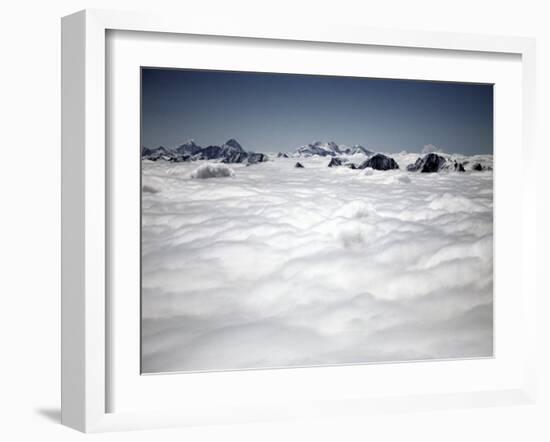 Caucaus Mountains from Elbrus, Russia-Michael Brown-Framed Premium Photographic Print