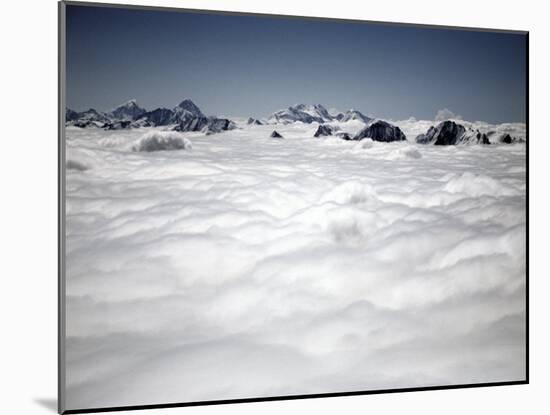 Caucaus Mountains from Elbrus, Russia-Michael Brown-Mounted Premium Photographic Print