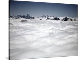 Caucaus Mountains from Elbrus, Russia-Michael Brown-Stretched Canvas