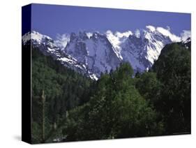 Caucaus Mountains Landscape, Russia-Michael Brown-Stretched Canvas