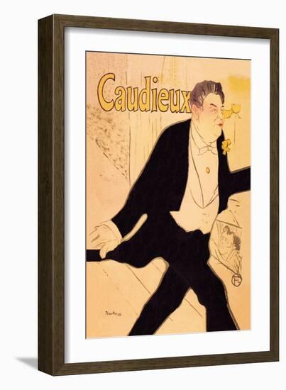 Caudieux-Henri de Toulouse-Lautrec-Framed Art Print