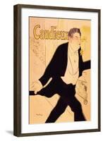 Caudieux-Henri de Toulouse-Lautrec-Framed Art Print