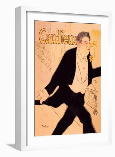Caudieux-Henri de Toulouse-Lautrec-Framed Art Print