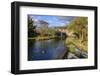 Caudwell's Mill, Mill Cottages and Mallard Ducks in Spring, a Listed Historic Roller Flour Mill-Eleanor Scriven-Framed Photographic Print