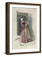 Caught!, 19th century, (1924)-Fred Walker-Framed Giclee Print