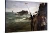 Caught by the Tide, 1869-James Clarke Hook-Stretched Canvas