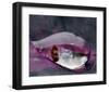 Caught in a Droplet-null-Framed Art Print