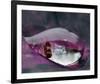 Caught in a Droplet-null-Framed Art Print