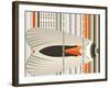 Caught in Flying Stripes-Belen Mena-Framed Giclee Print