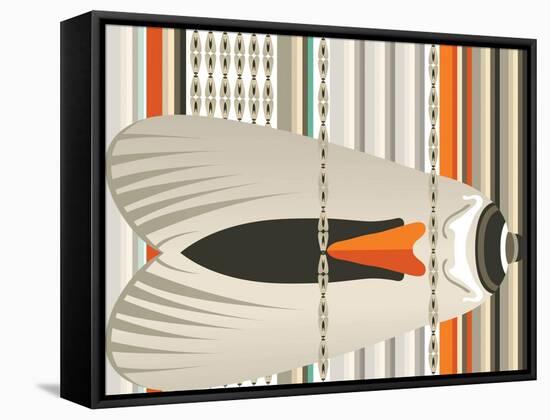 Caught in Flying Stripes-Belen Mena-Framed Stretched Canvas