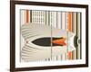 Caught in Flying Stripes-Belen Mena-Framed Giclee Print