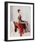 Caught in the Slips-David Wright-Framed Art Print