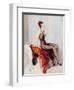 Caught in the Slips-David Wright-Framed Art Print