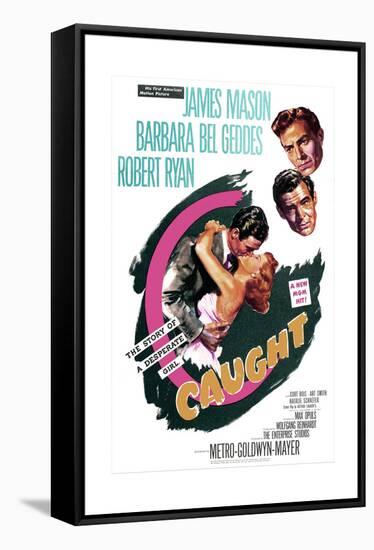 Caught, US poster, James Mason, Robert Ryan, Barbara Bel Geddes, 1949-null-Framed Stretched Canvas