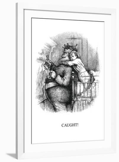 Caught-Thomas Nast-Framed Art Print