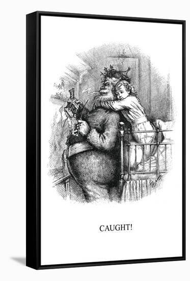 Caught-Thomas Nast-Framed Stretched Canvas