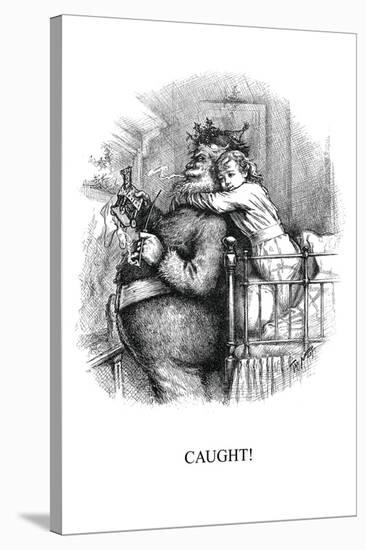 Caught-Thomas Nast-Stretched Canvas