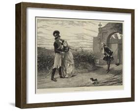 Caught!-Charles Joseph Staniland-Framed Giclee Print