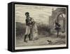 Caught!-Charles Joseph Staniland-Framed Stretched Canvas