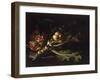 Cauliflower and Pomegranates-Pietro Paolo Bonzi-Framed Giclee Print