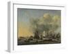Caulking of Ships at the Bothuisje on Het Ij in Amsterdam-Reinier Nooms-Framed Art Print