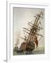 Caulking Ship's Hull, by Jan Grevenbroeck (1731-1807), Italy, 18th Century-null-Framed Giclee Print