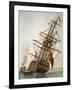 Caulking Ship's Hull, by Jan Grevenbroeck (1731-1807), Italy, 18th Century-null-Framed Giclee Print