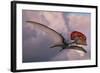 Caupedactylus Ybaka, an Extinct Pterosaur from the Cretaceous Period-null-Framed Art Print