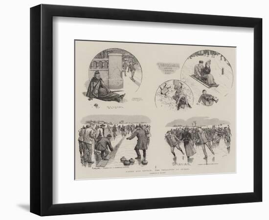 Cause and Effect, the Penalties of Sports-William Ralston-Framed Giclee Print