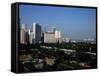 Causeway Bay and Victoria Park, Hong Kong Island, Hong Kong, China-Amanda Hall-Framed Stretched Canvas