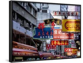 Causeway Bay, Hong Kong Island, Hong Kong, China-Amanda Hall-Framed Photographic Print