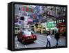 Causeway Bay, Hong Kong Island, Hong Kong, China-Amanda Hall-Framed Stretched Canvas