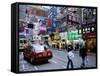 Causeway Bay, Hong Kong Island, Hong Kong, China-Amanda Hall-Framed Stretched Canvas